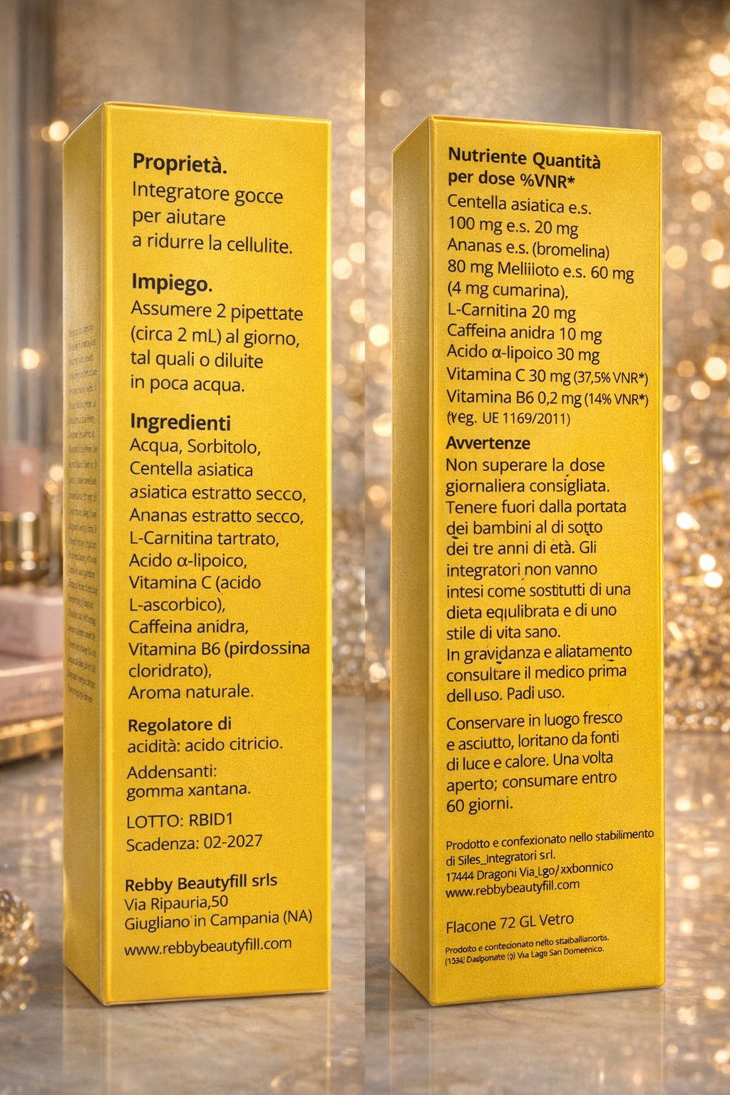 ANTI CELLULITE BOOSTER – GOCCE DRENANTI