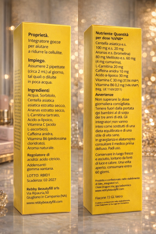 ANTI CELLULITE BOOSTER – GOCCE DRENANTI